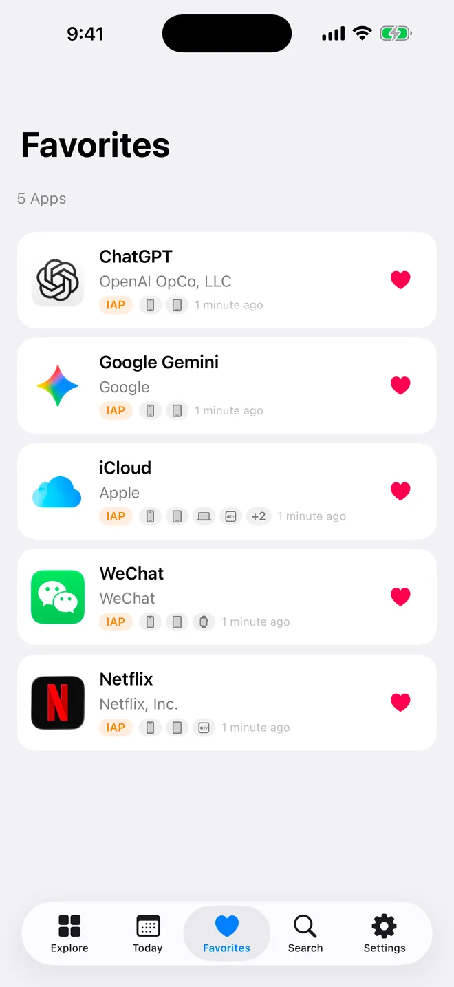 A watch list that follows you